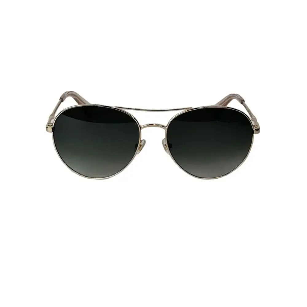 Kate Spade joshelle 60mm aviator sunglasses (Gold/ Nude/ Green)